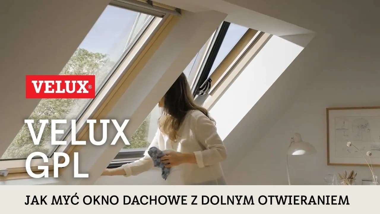 Jak umyć okno dachowe Velux bez smug i trudnych plam Jak umyć okno dachowe Velux bez smug i trudnych plam